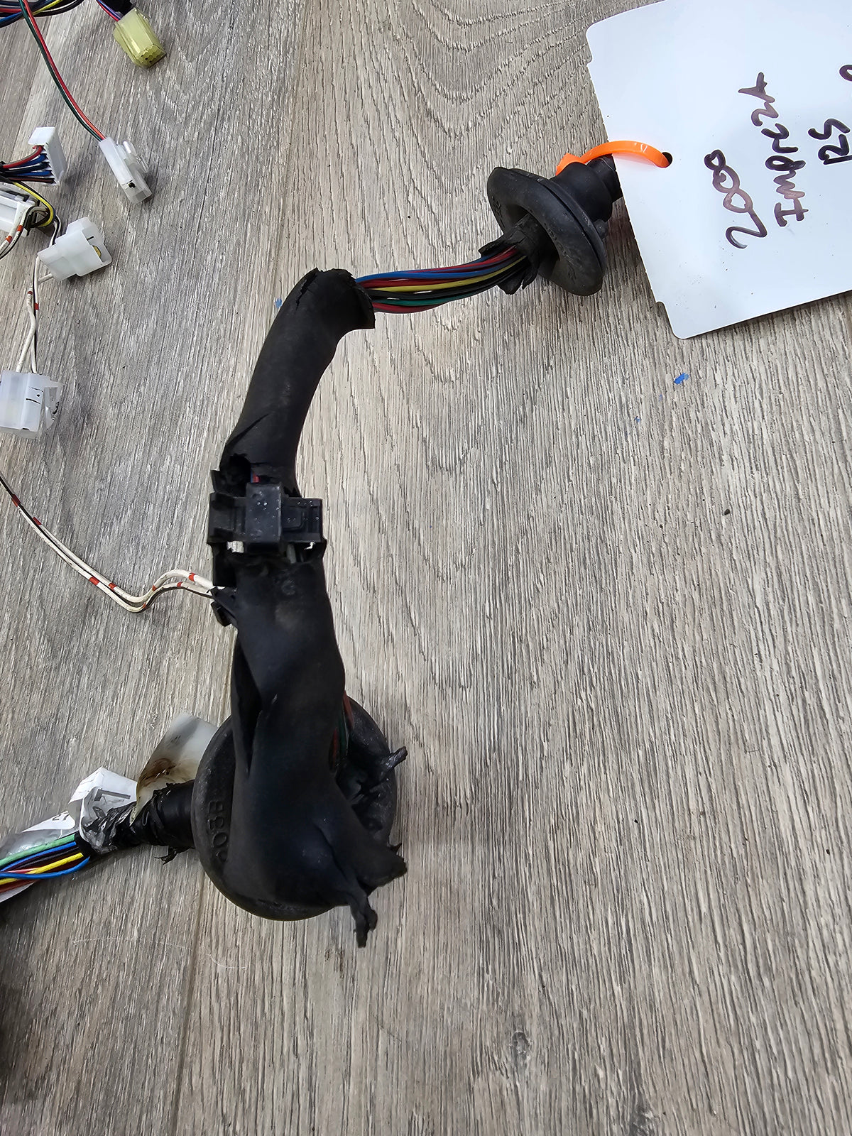 2000-2001 Subaru impreza rs sedan 2.5 right passenger front door wire harness  image 3