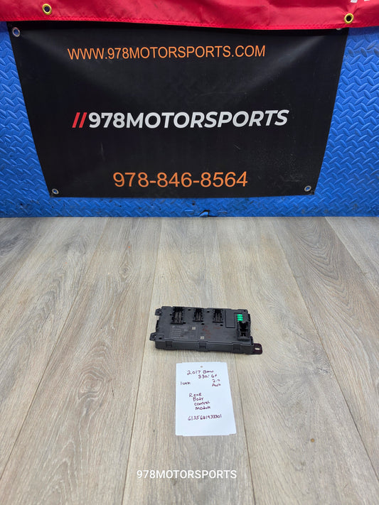 2017 bmw 330i GT rear body control module 6135681933301
