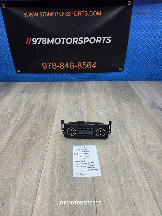 2007 chevy Silverado 1500 ac temperature control 15952374