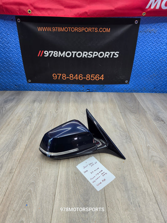 2017-2018 bmw 330i GT right passenger door mirror 51167459210