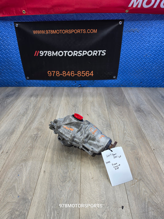 2017-2019 bmw 330i gt 2.0 front differential carrier 31508635703 104k