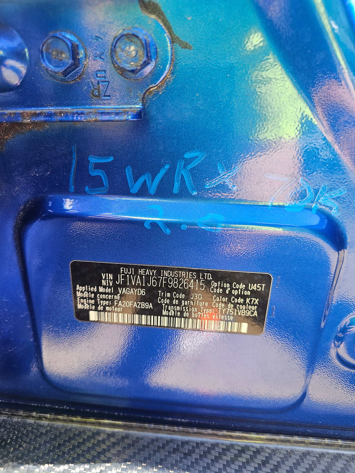 2015 Subaru wrx 2.0 oem navagation radio 86271VA620 70k image 13