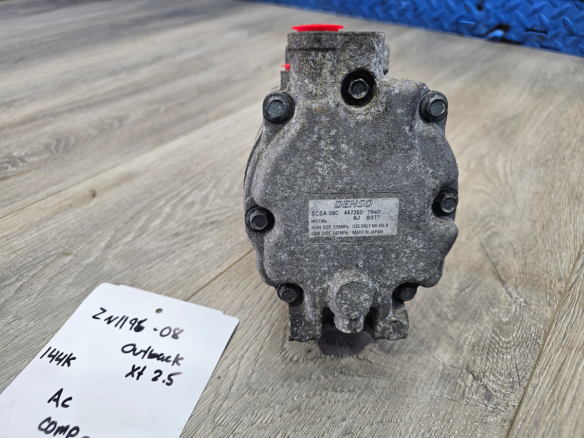 2005-2009 Subaru Legacy outback 2.5 ac compressor 73111AG012 144k image 7