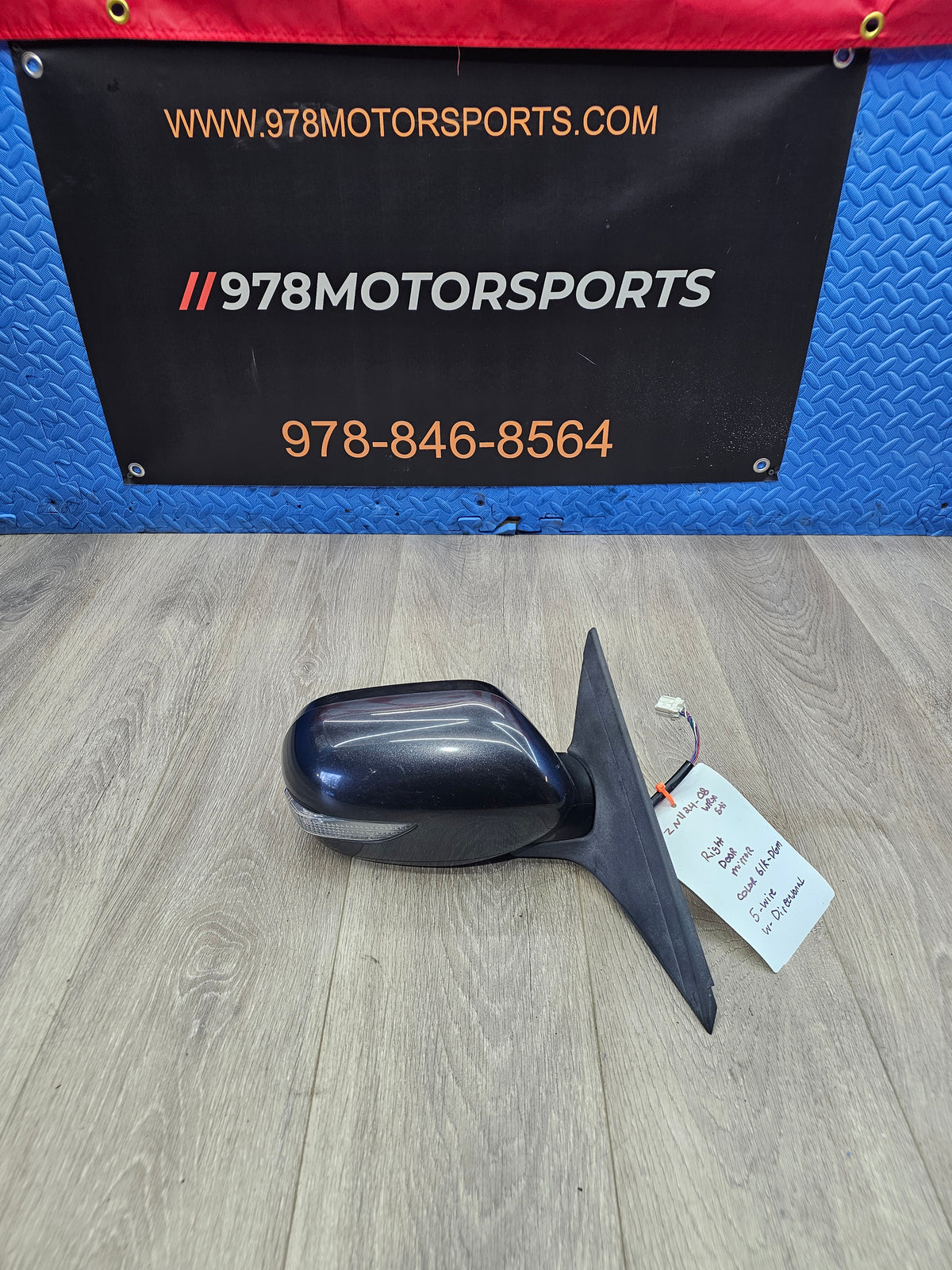 2008 Subaru wrx sti 2.5 right passenger door mirror 91036FG140 61k image 0