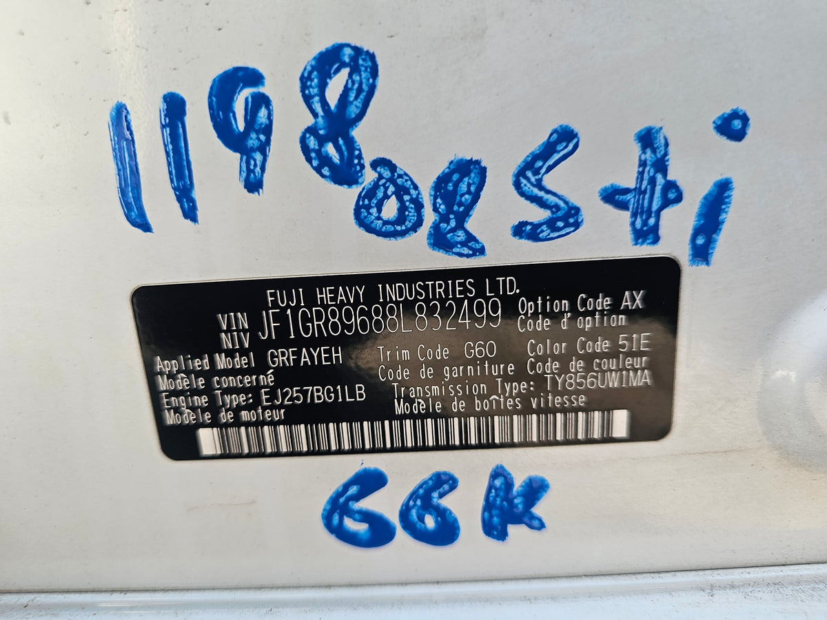 2008 Subaru wrx sti 2.5 abs pump 27595FG020 66k image 10