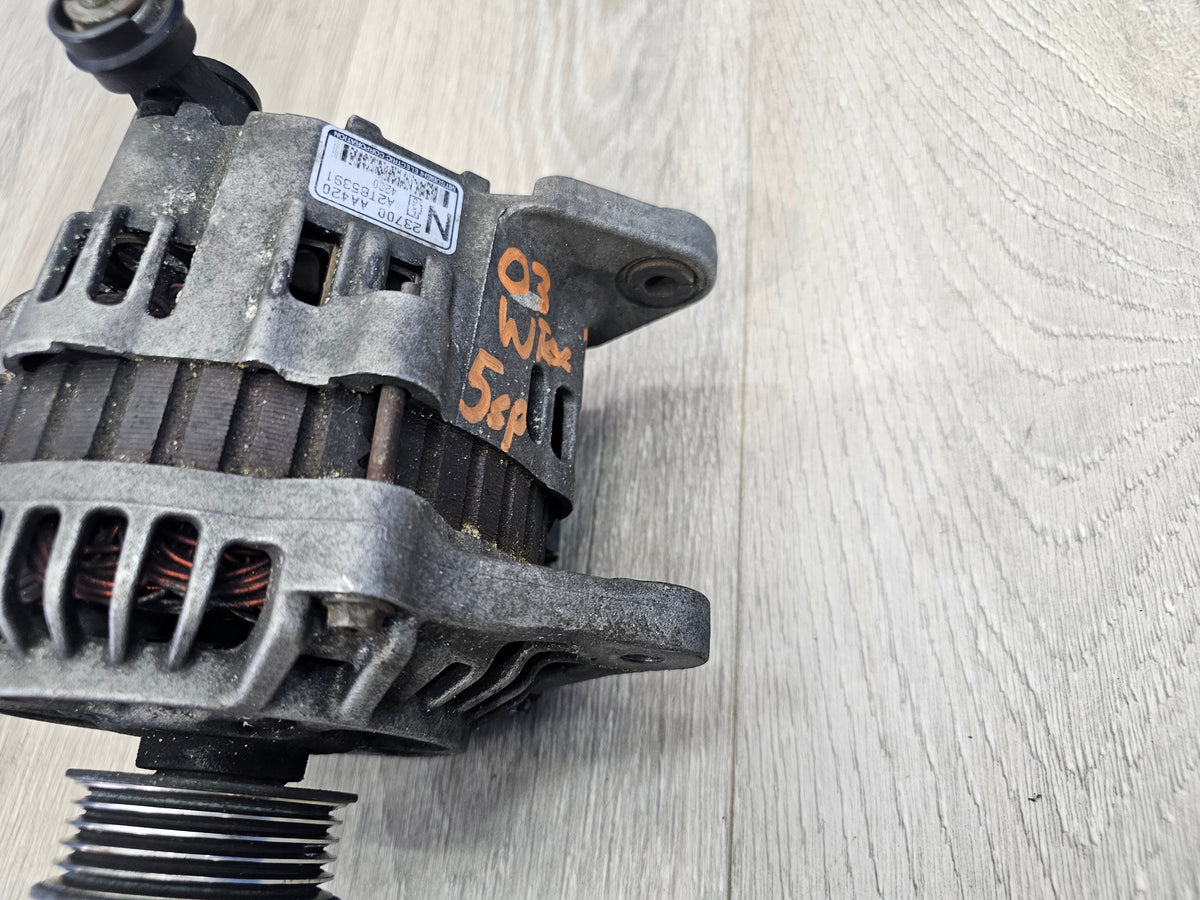 2002-2005 Subaru wrx 2.0 alternator 23700AA420 image 4