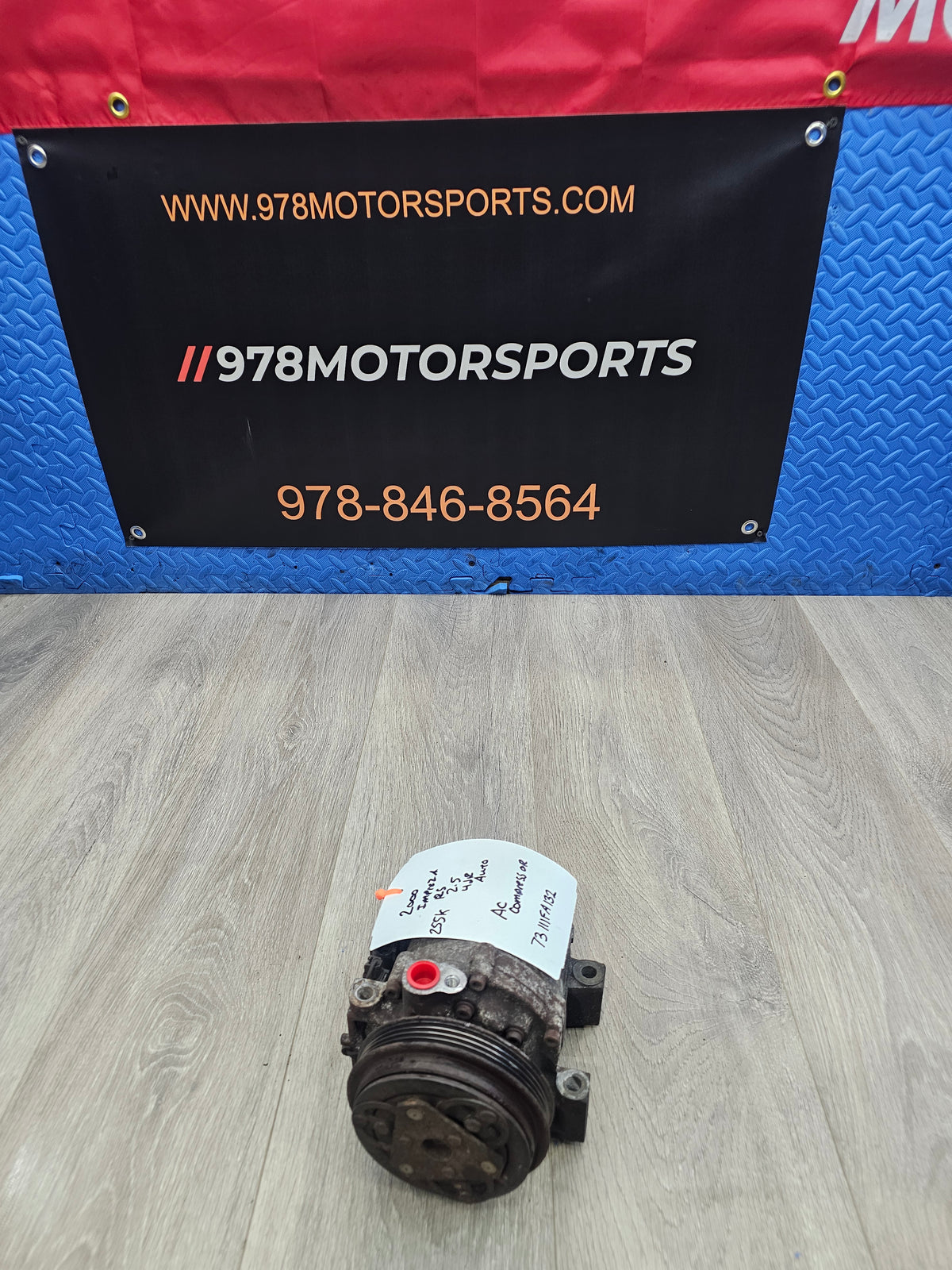 2000-2001 Subaru impreza rs sedan 2.5 ac compressor 73111FA132  image 0