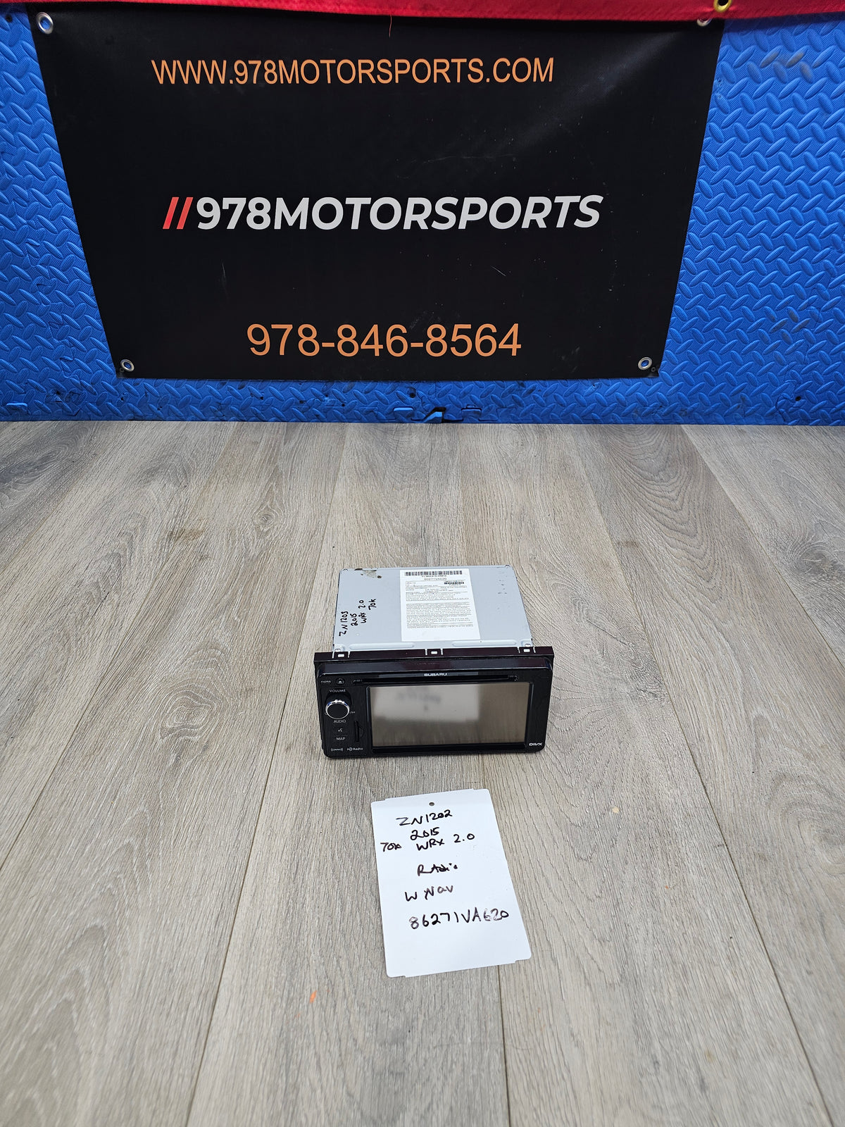 2015 Subaru wrx 2.0 oem navagation radio 86271VA620 70k image 1