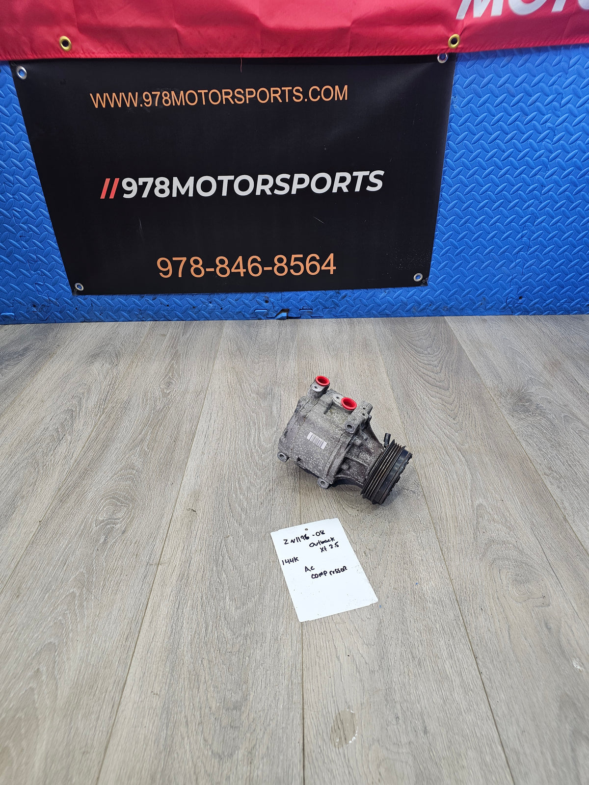 2005-2009 Subaru Legacy outback 2.5 ac compressor 73111AG012 144k image 0