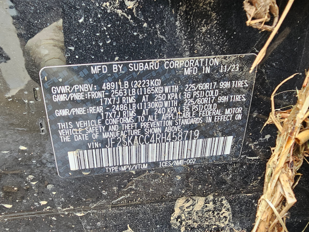 2024 Subaru forester 2.5 cvt transmission 31000AK290 24k image 8