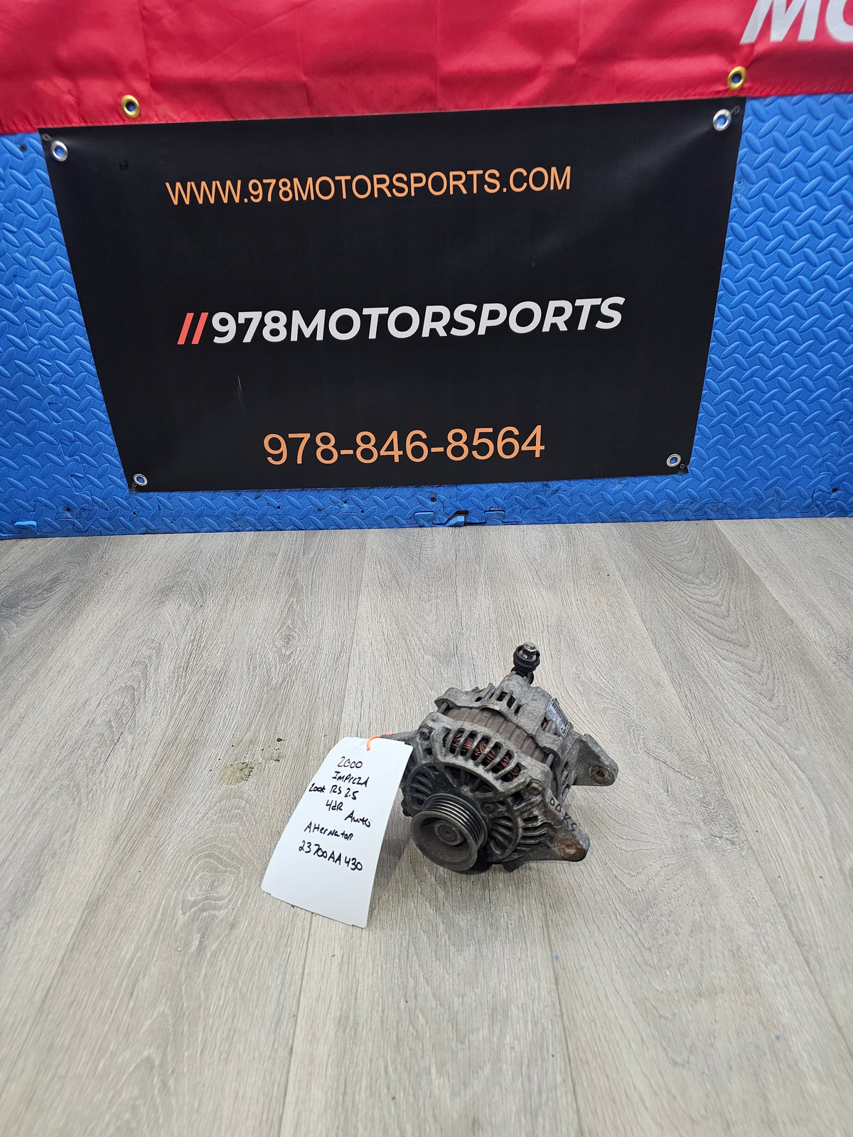 2000-2001 Subaru impreza rs sedan 2.5 alternator 23700AA390 image 0