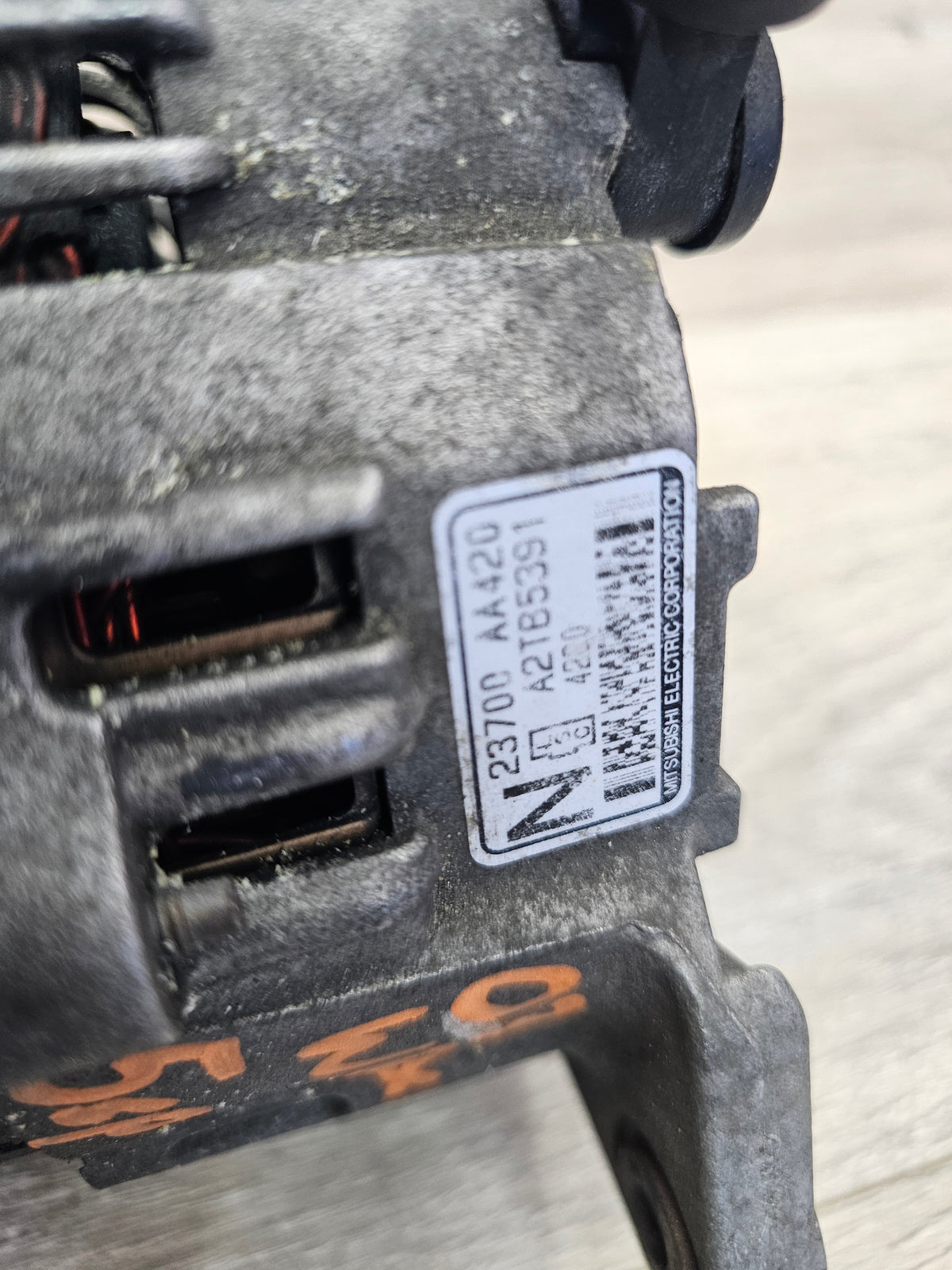 2002-2005 Subaru wrx 2.0 alternator 23700AA420 image 6