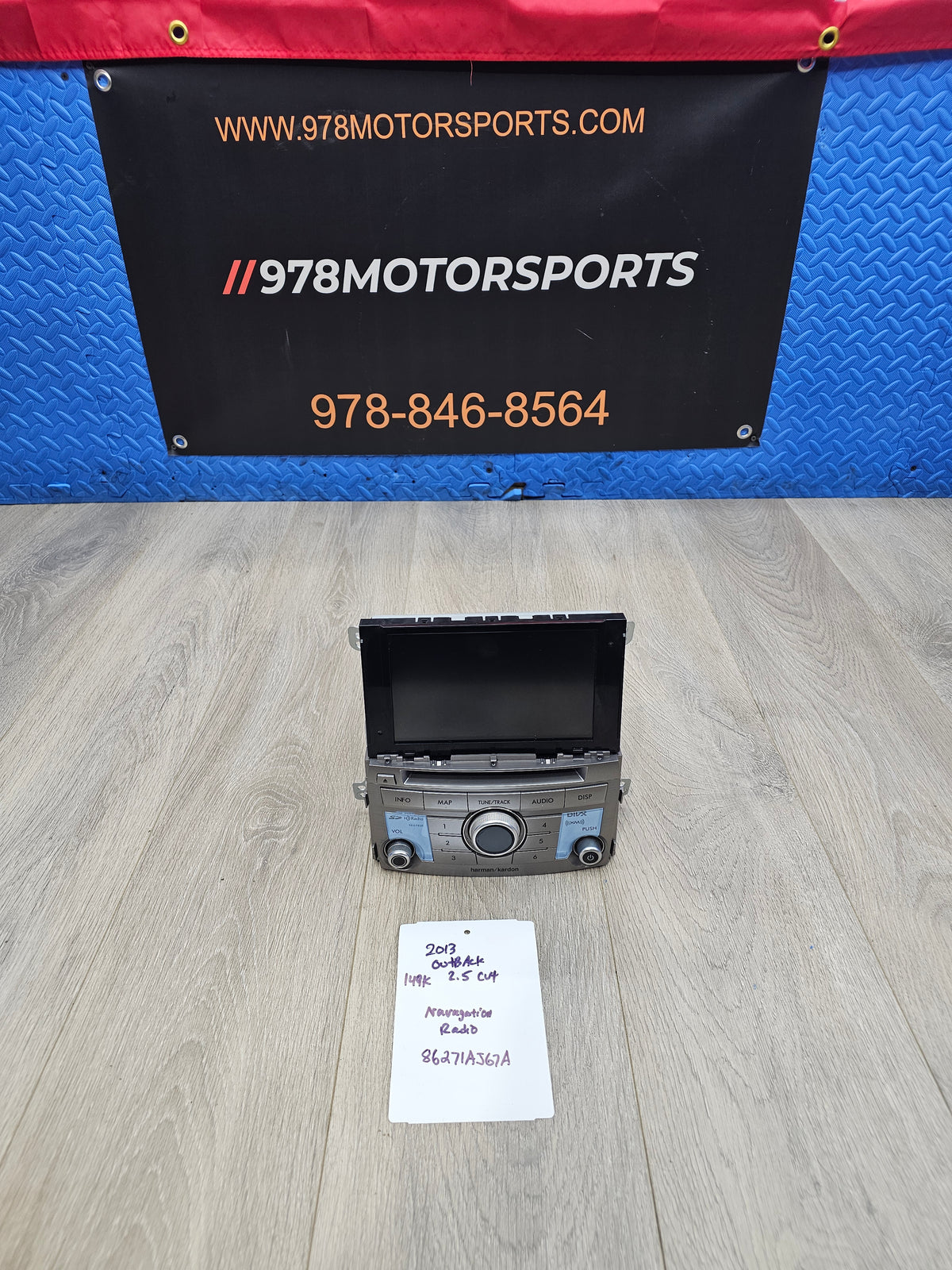 2013 Subaru outback 2.5 limited oem navigation radio 86271AJ67A image 1