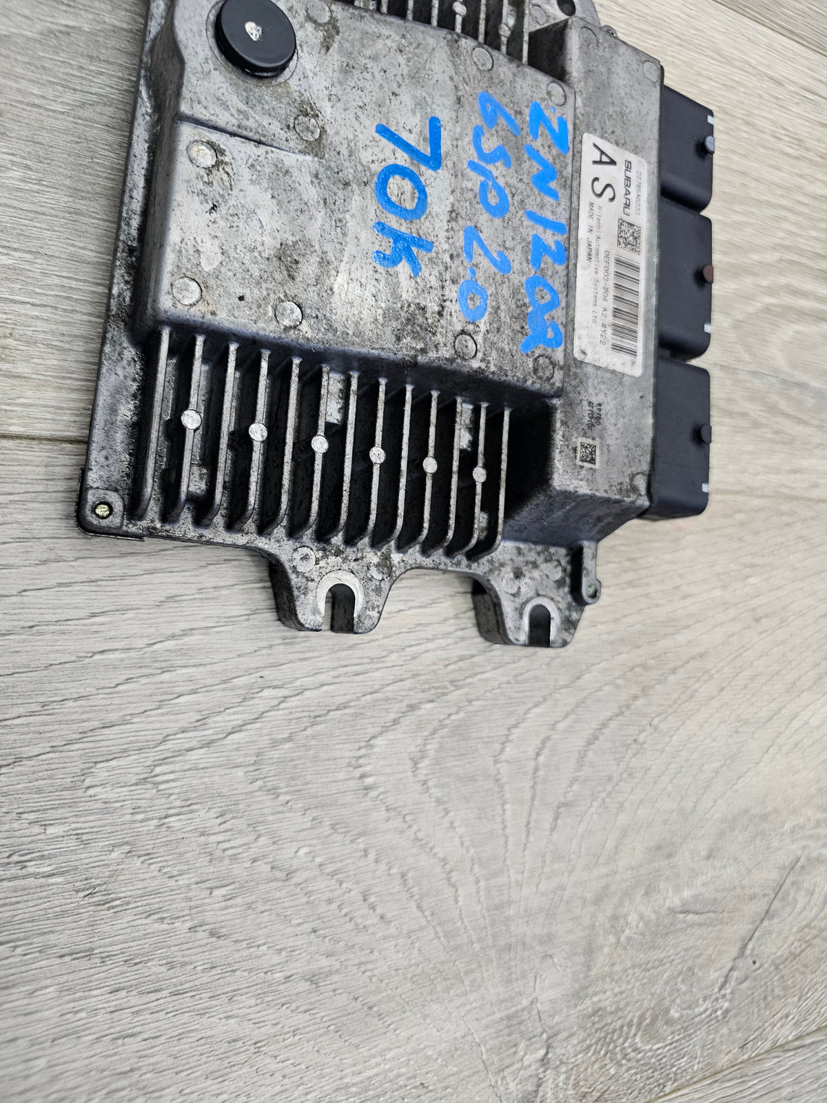 2015 Subaru wrx 2.0 M/T engine computer 22765AG233 70k image 3