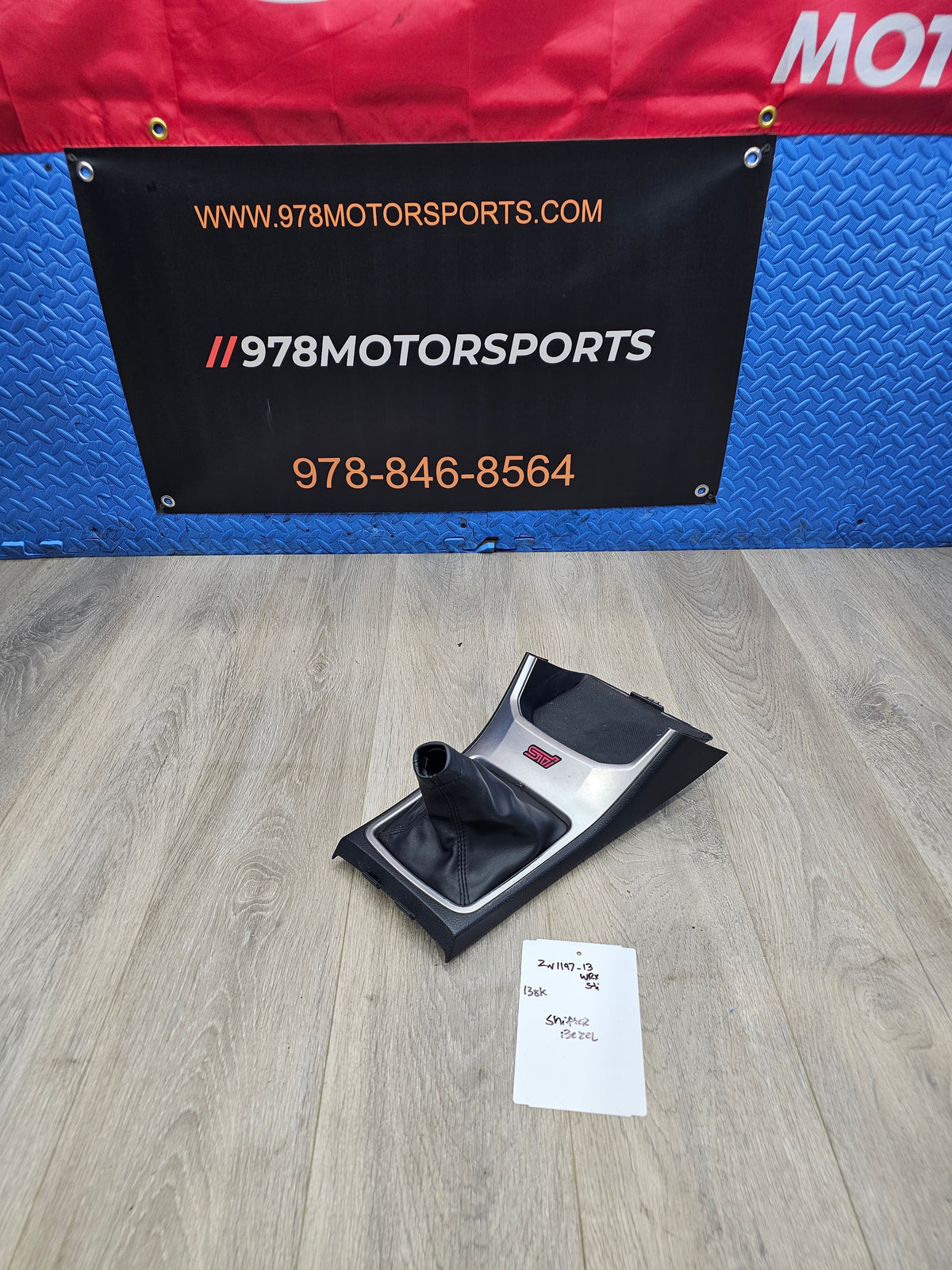 2008-2014 Subaru wrx sti 2.5 center console shifter bezel 92126FG000JM image 0