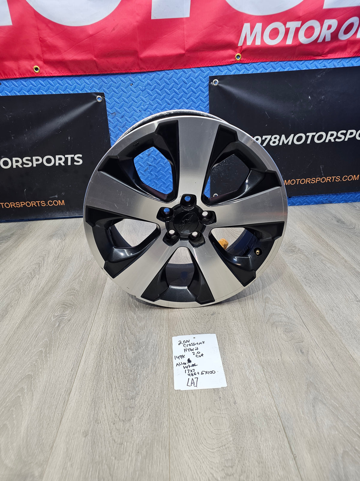 2014-2016 Subaru crosstrek XV hybrid 2.0 17x7 alloy wheel [A] 28111FJ090 image 0