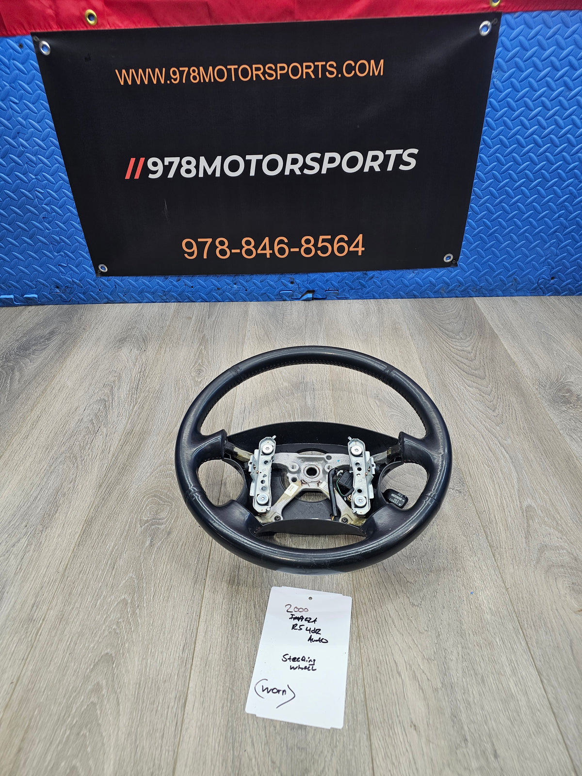 2000-2001 Subaru impreza rs sedan 2.5 steering wheel 34311FA290ML image 0