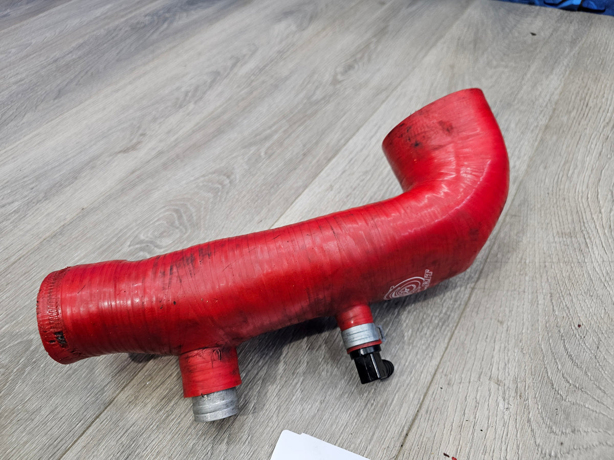 2004-2007 Subaru wrx sti 2.5 JMT 2.4" red turbo inlet JM-H-03 image 7