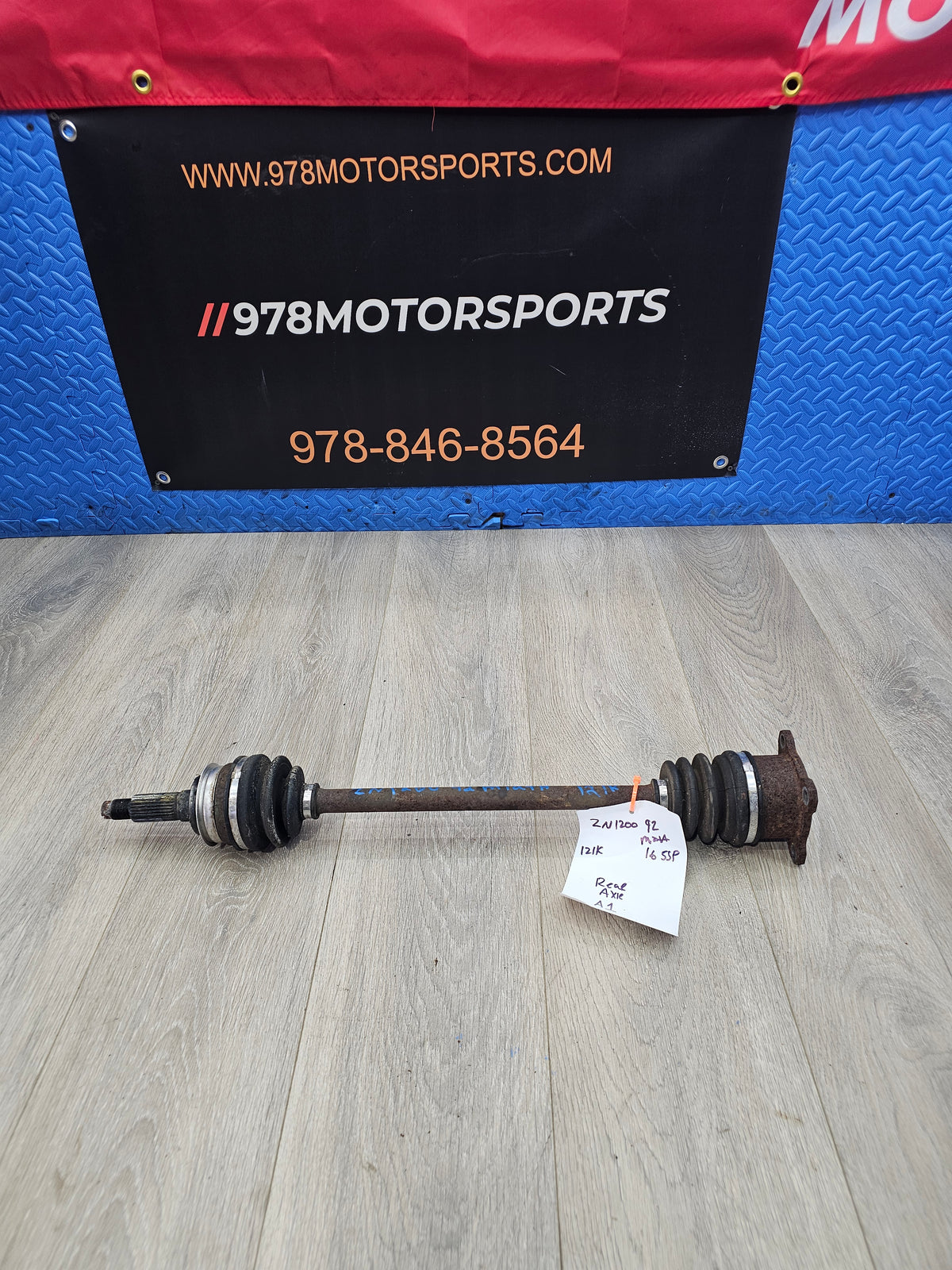 1990-1993 mazda miata MX5 1.6 M/T rear axle shaft (A1) image 0