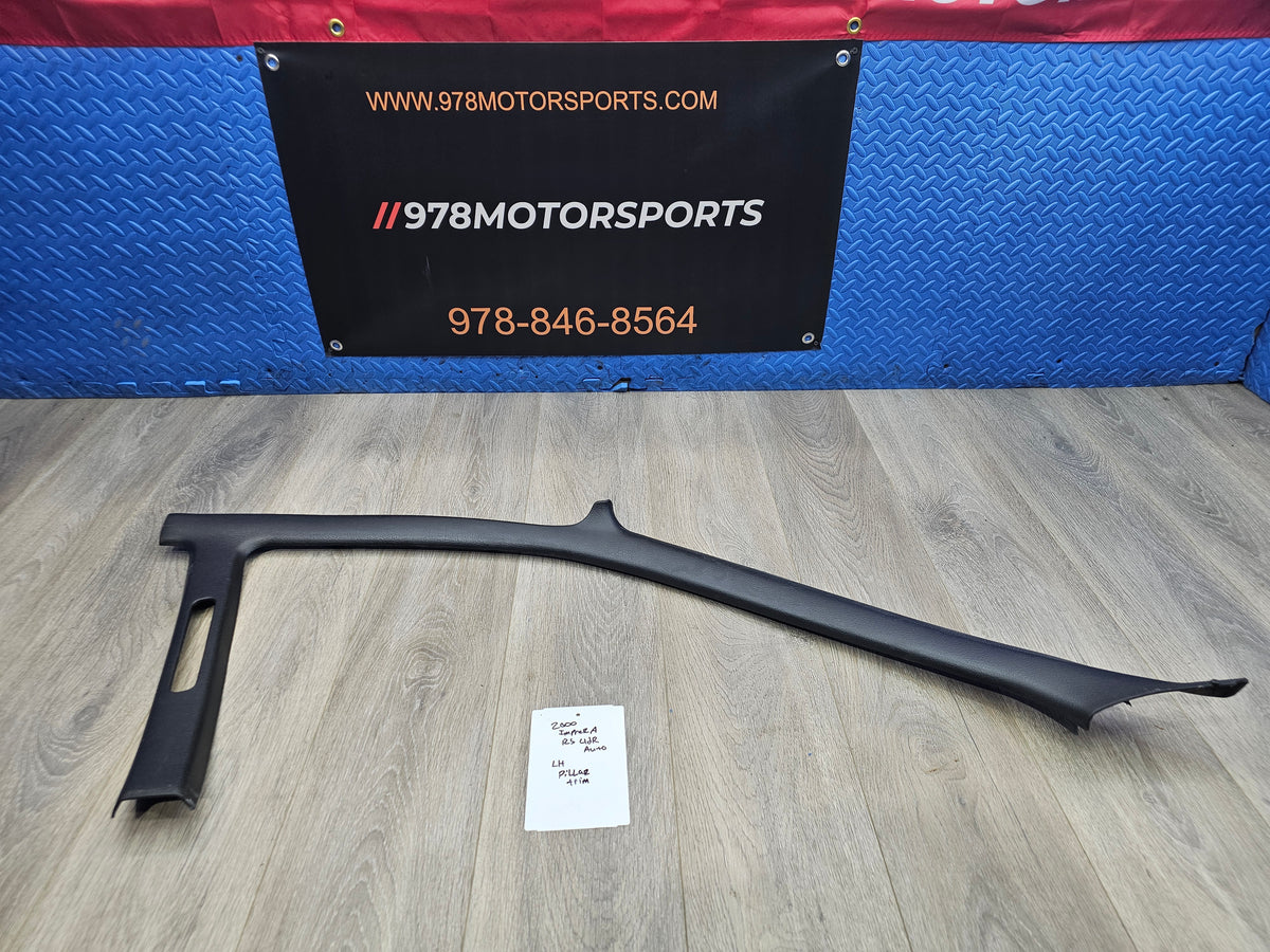 2000-2001 Subaru impreza rs sedan 2.5 left driver upper pillar trim panel  image 0
