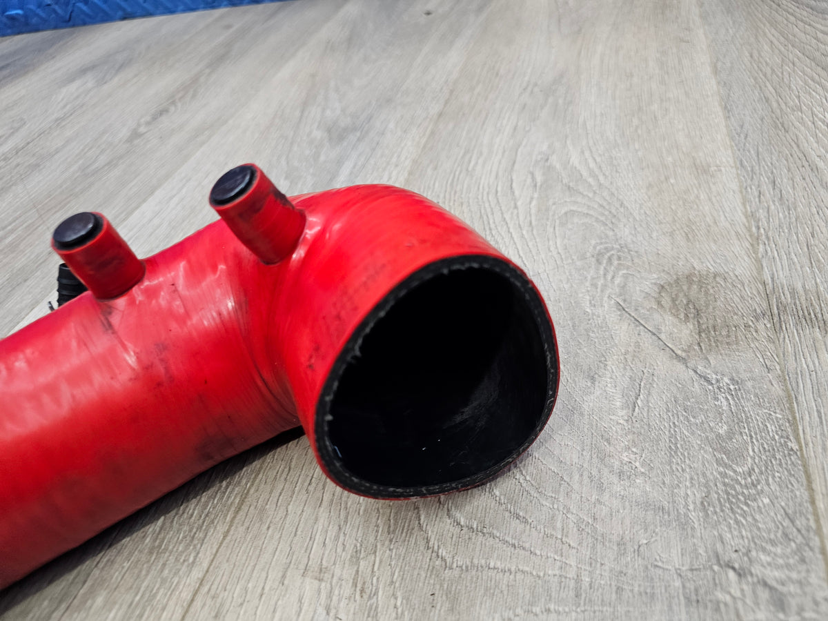 2004-2007 Subaru wrx sti 2.5 JMT 2.4" red turbo inlet JM-H-03 image 5