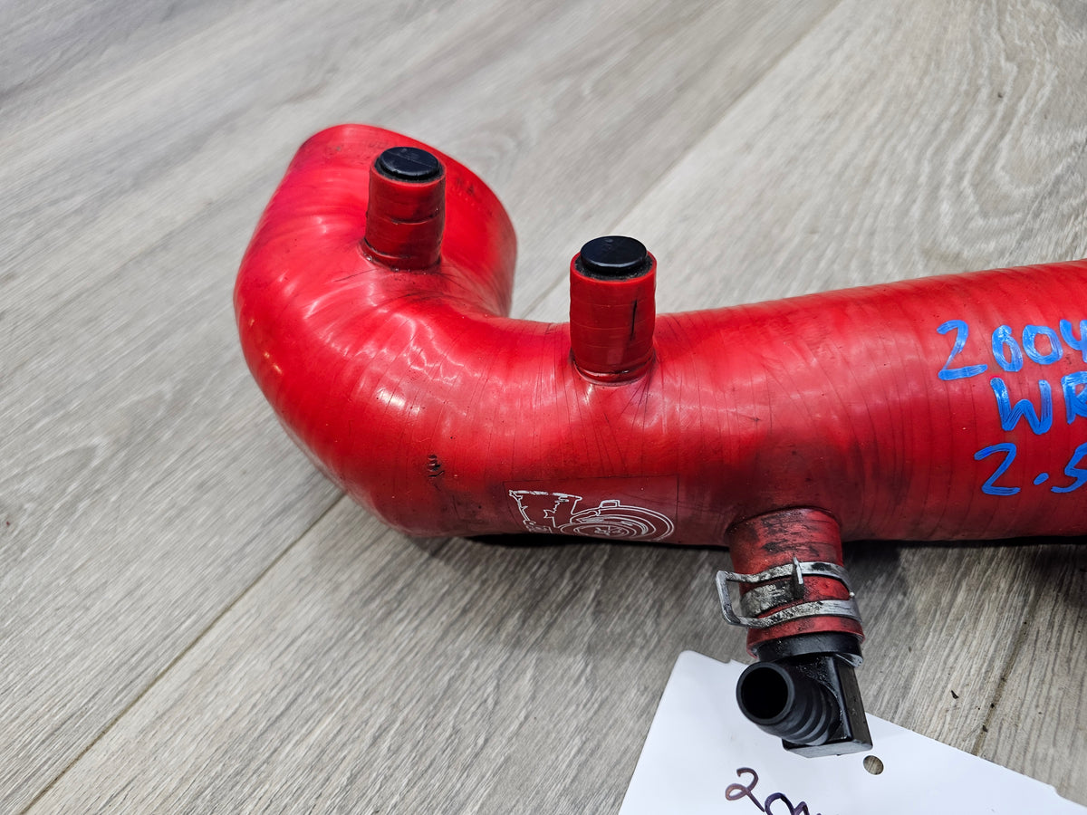 2004-2007 Subaru wrx sti 2.5 JMT 2.4" red turbo inlet JM-H-03 image 3