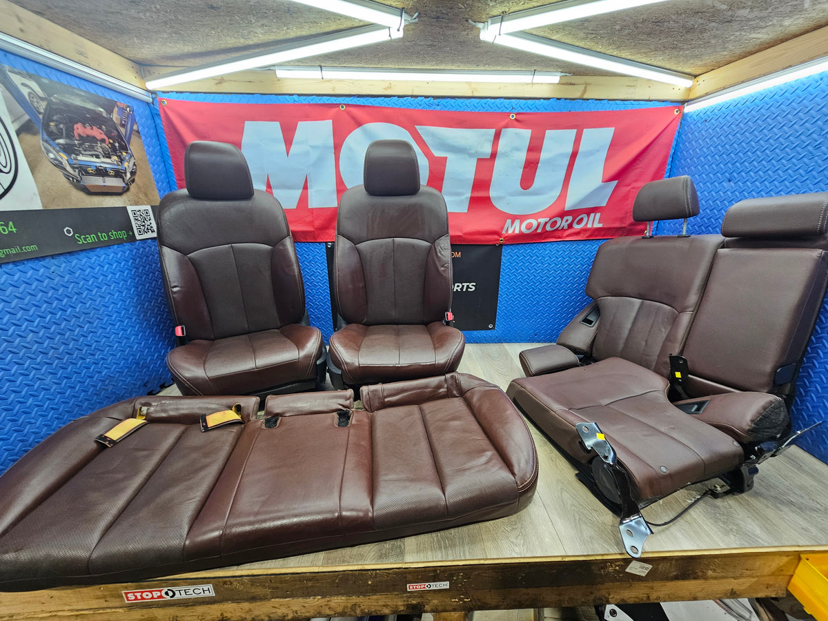 2013-2014 subaru outback 2.5 SAP package brown leather set set image 0