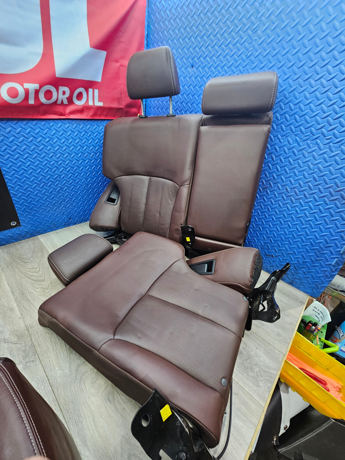2013-2014 subaru outback 2.5 SAP package brown leather set set image 1