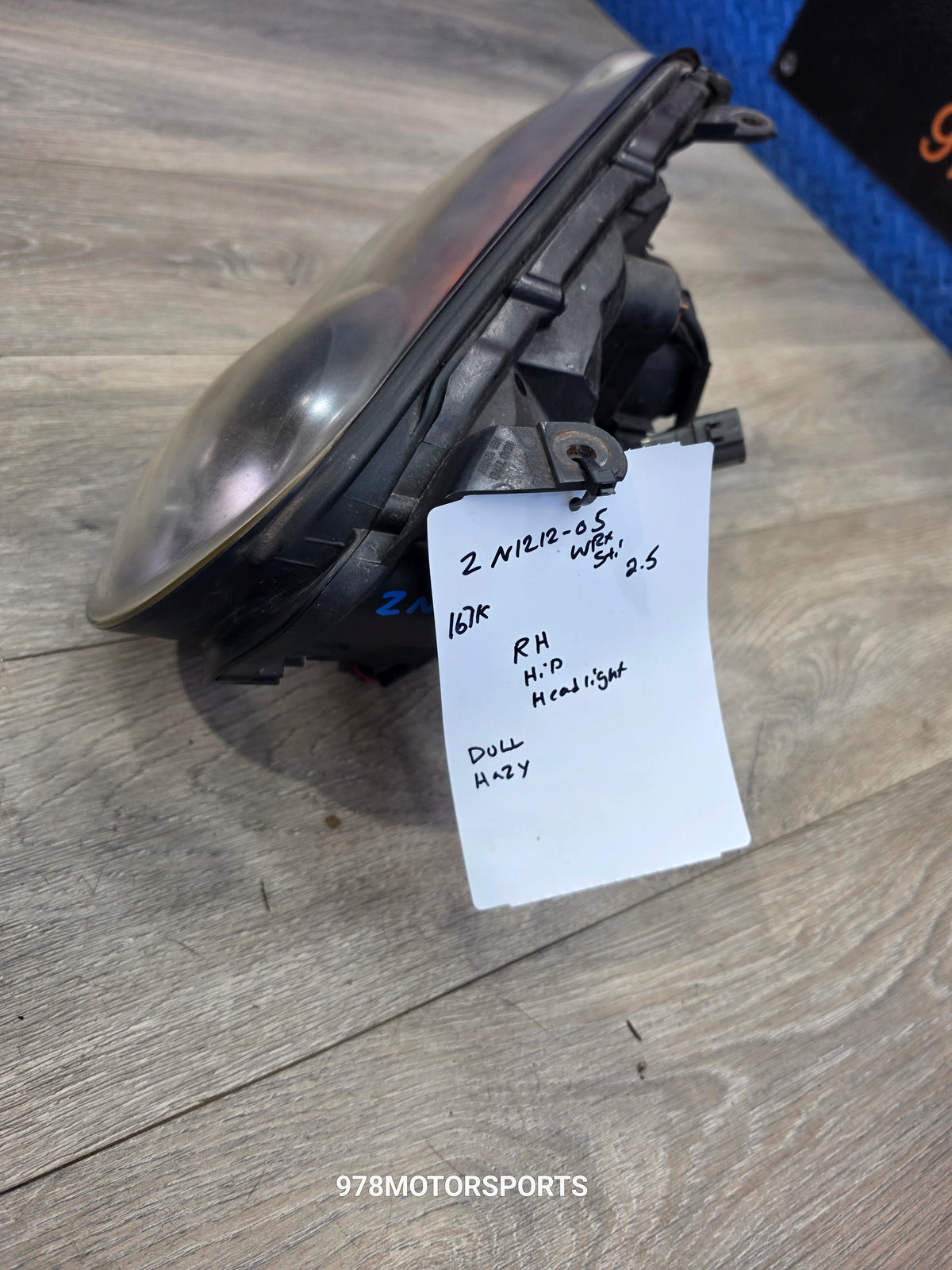 2005 subaru wrx sti right passenger hid headlight
